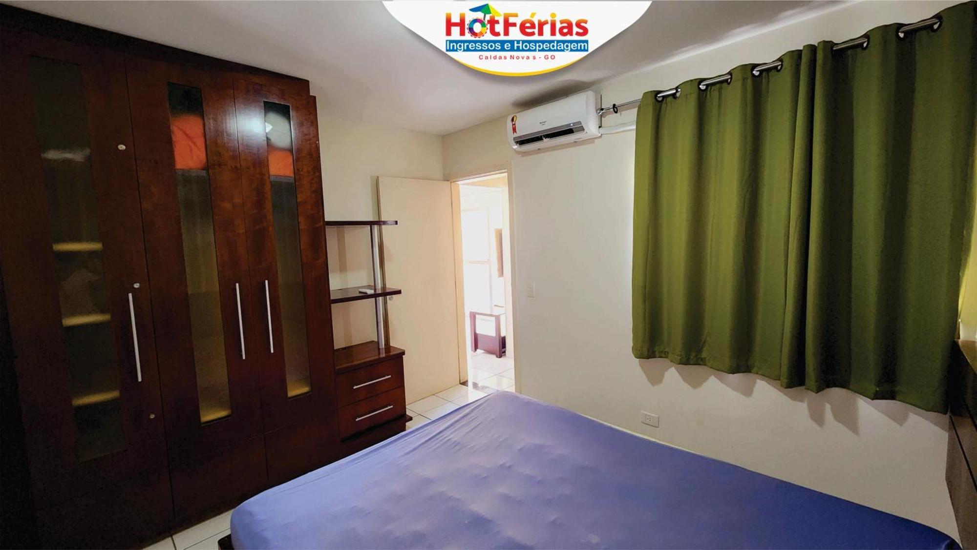 Flat Paradise, Piscinas Termais, Proximo Ao Centro - Hotferias Caldas Novas Exteriör bild