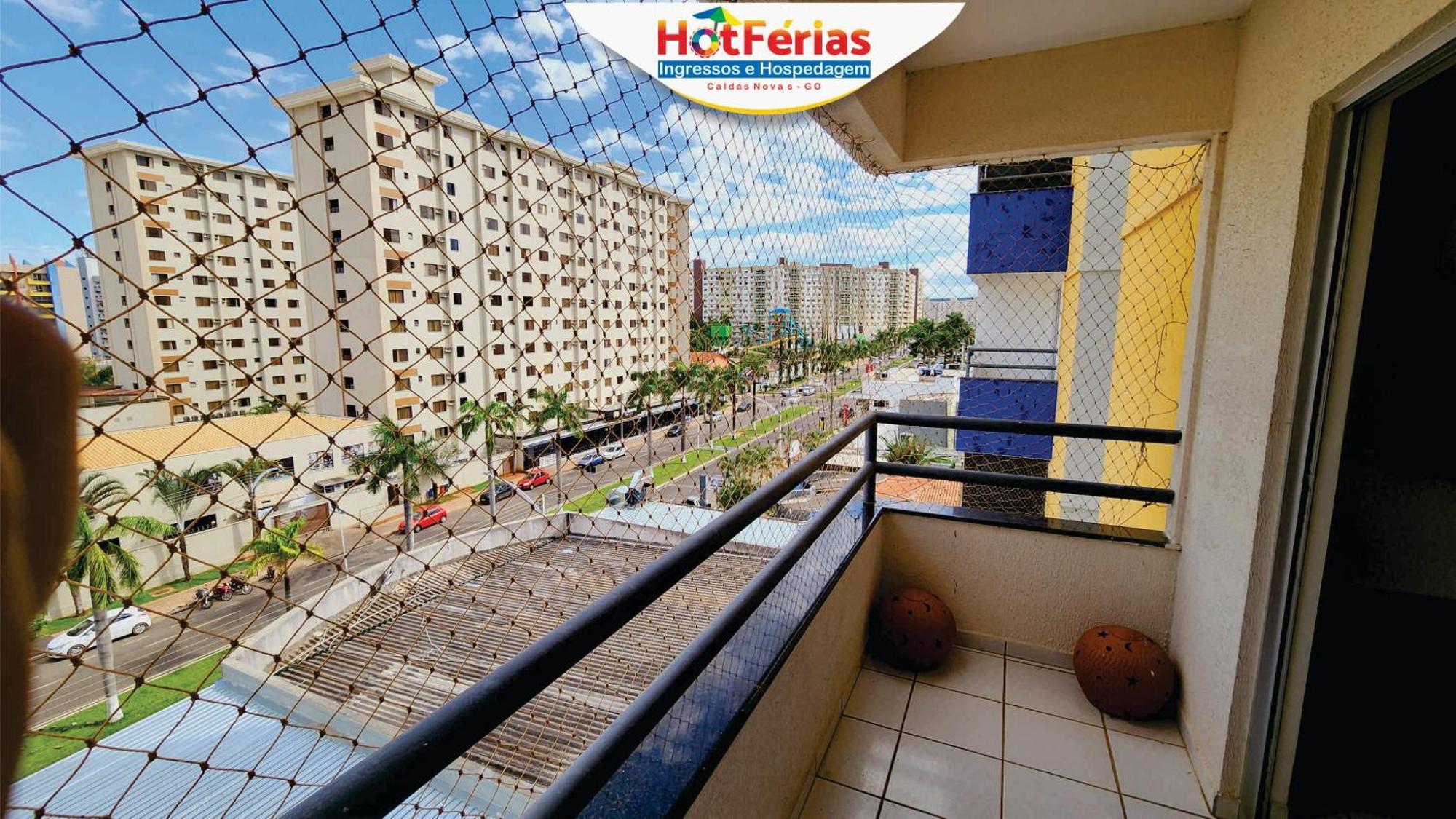 Flat Paradise, Piscinas Termais, Proximo Ao Centro - Hotferias Caldas Novas Exteriör bild